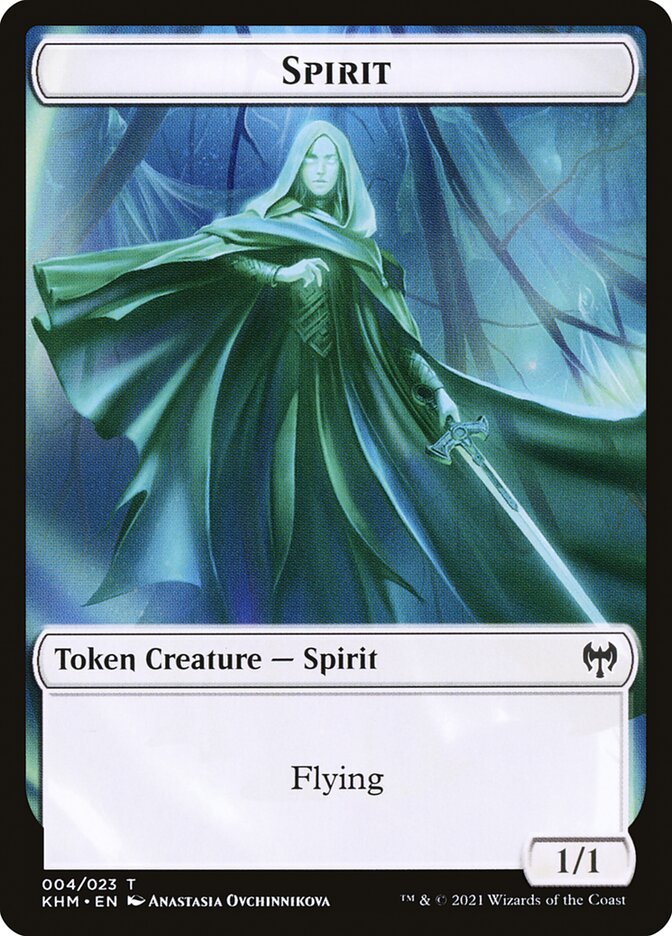 Dwarf Berserker // Spirit Double-Sided Token [Kaldheim Tokens] | Cracking-Singles