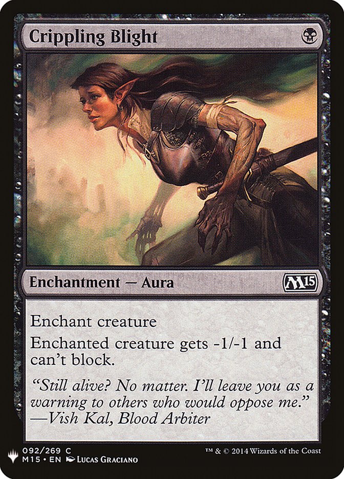 Crippling Blight [Mystery Booster] | Cracking-Singles