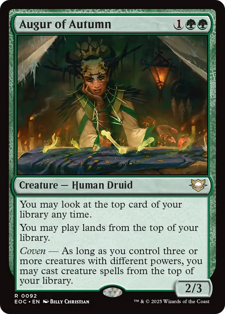 Augur of Autumn [Edge of Eternities Commander] | Cracking-Singles