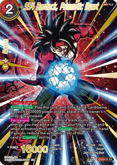 SS4 Bardock, Prismatic Burst (EX19-25) [Special Anniversary Set 2021] | Cracking-Singles