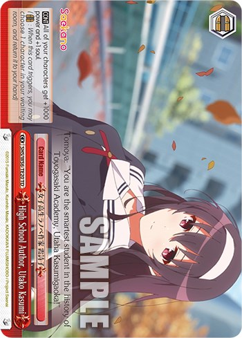 High School Author, Utako Kasumi [Saekano: How to Raise a Boring Girlfriend] | Cracking-Singles