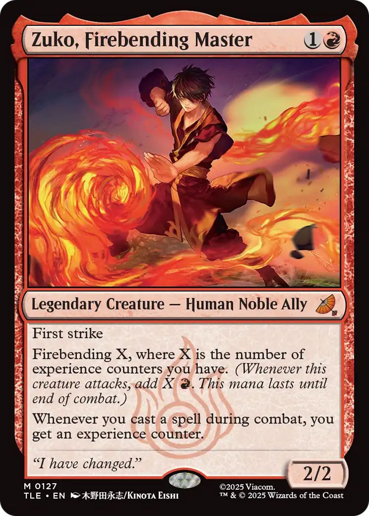 Zuko, Firebending Master [Avatar: The Last Airbender: Eternal-Legal] | Cracking-Singles