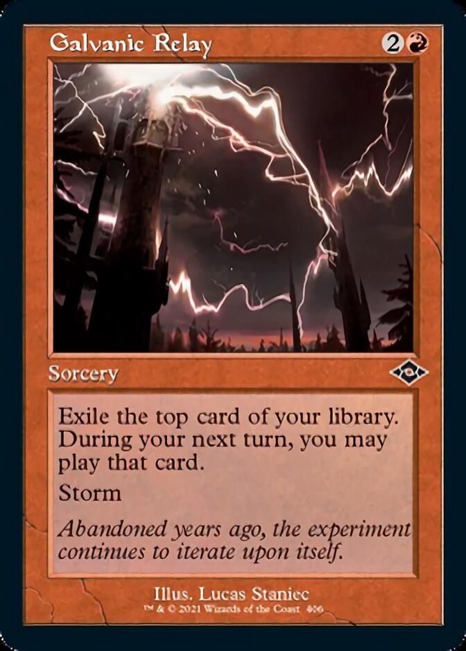 Galvanic Relay (Retro Foil Etched) [Modern Horizons 2] | Cracking-Singles
