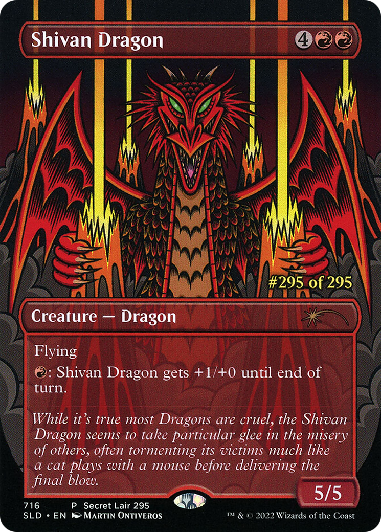 Shivan Dragon (Serialized) [Secret Lair Drop Promos] | Cracking-Singles