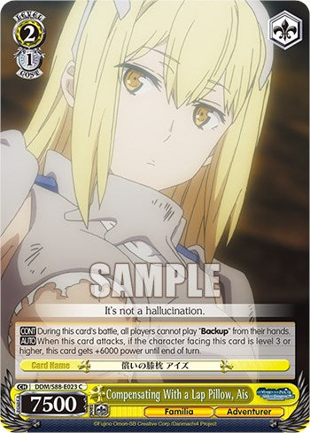 Compensating With a Lap Pillow, Ais (DDM/S88-E023 C) [Is it Wrong to Try to Pick Up Girls in a Dungeon?] | Cracking-Singles