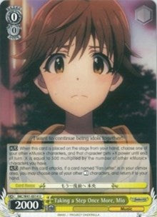 Taking a Step Once More, Mio (IMC/W41-E014 U) [The iDOLM@STER Cinderella Girls] | Cracking-Singles