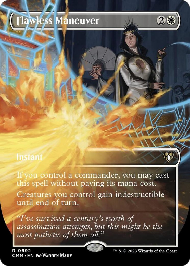 Flawless Maneuver (Borderless Alternate Art) [Commander Masters] | Cracking-Singles