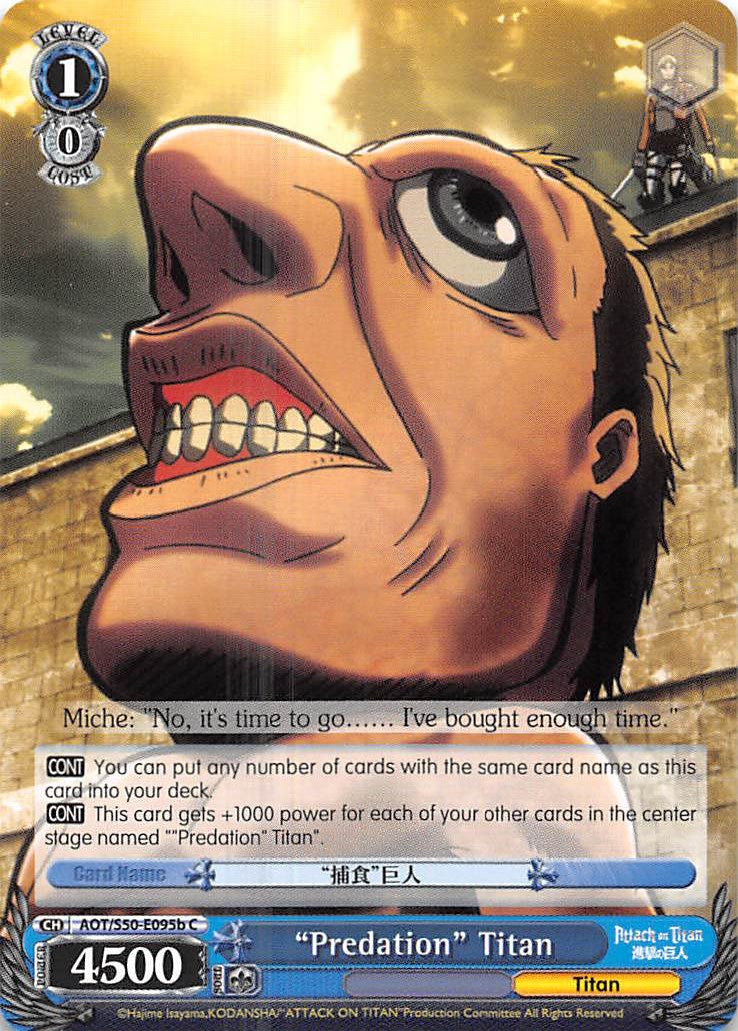 "Predation" Titan (AOT/S50-E095b C) [Attack on Titan Vol. 2] | Cracking-Singles