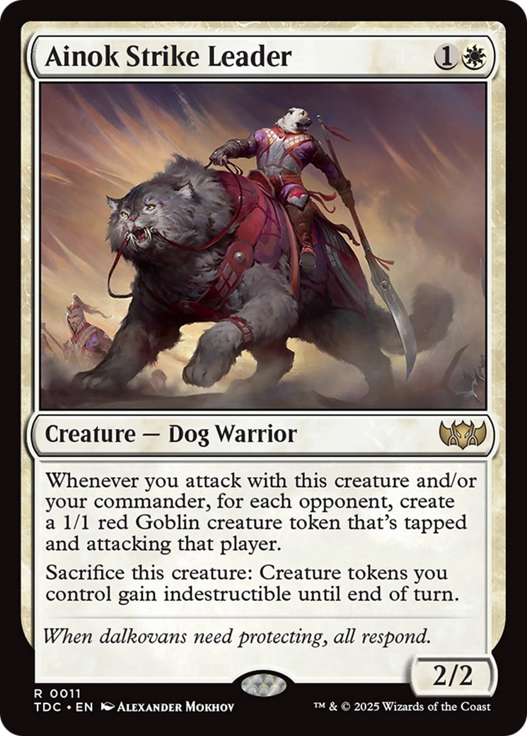 Ainok Strike Leader [Tarkir: Dragonstorm Commander] | Cracking-Singles