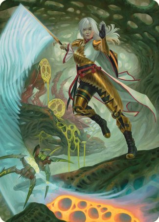 The Eternal Wanderer Art Card [Phyrexia: All Will Be One Art Series] | Cracking-Singles