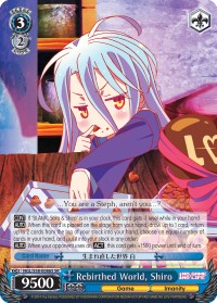 Rebirthed World, Shiro (NGL/S58-E086S SR) [No Game No Life] | Cracking-Singles