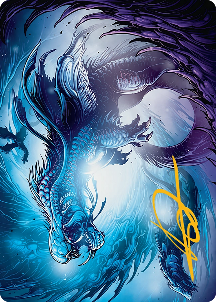 Roiling Dragonstorm Art Card (33/54) [Tarkir: Dragonstorm Art Series] | Cracking-Singles