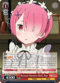 Roswaal Mansion Maid, Ram (RZ/S46-E032R RRR) [Re:ZERO] | Cracking-Singles