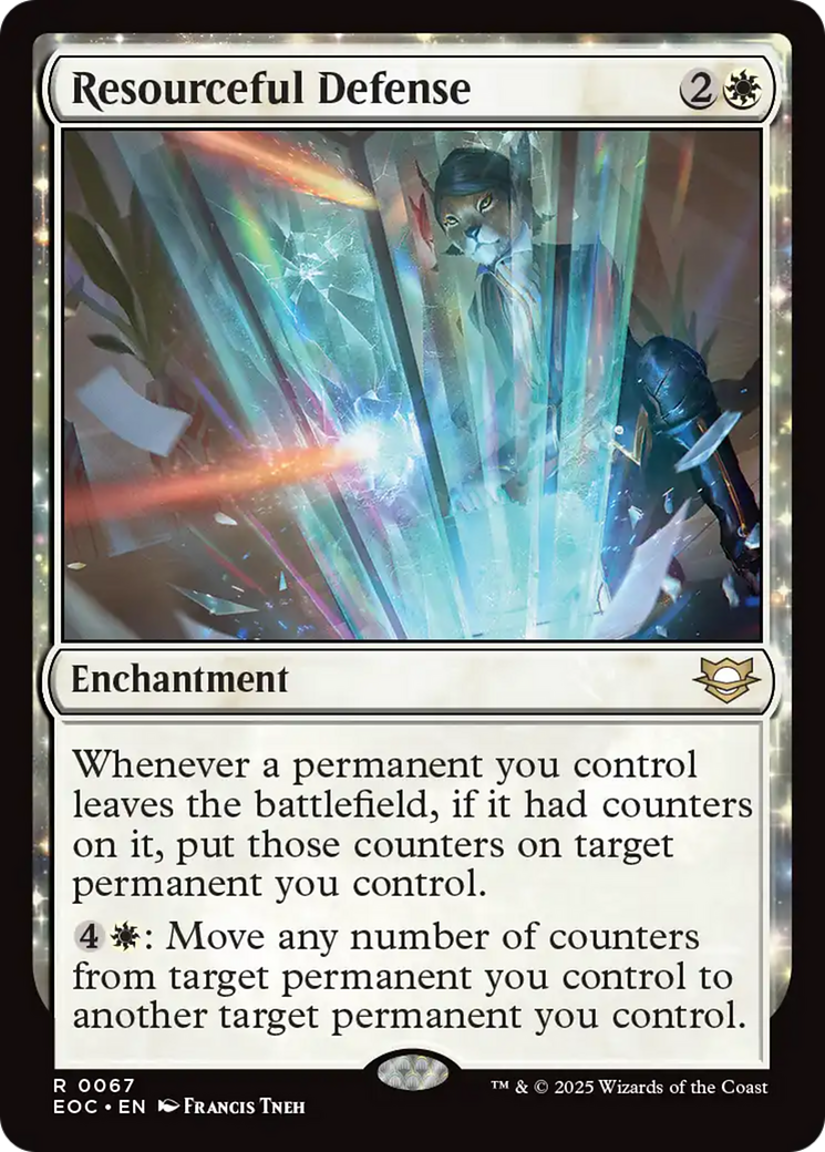 Resourceful Defense [Edge of Eternities Commander] | Cracking-Singles