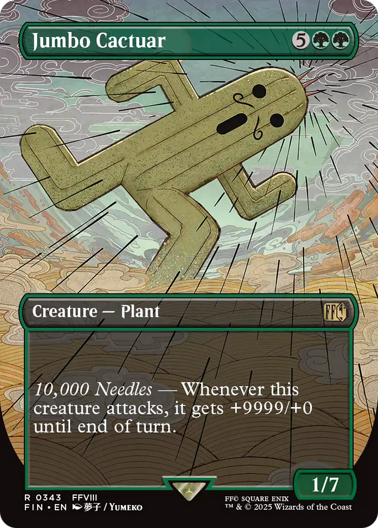 Jumbo Cactuar (Borderless) [FINAL FANTASY] | Cracking-Singles