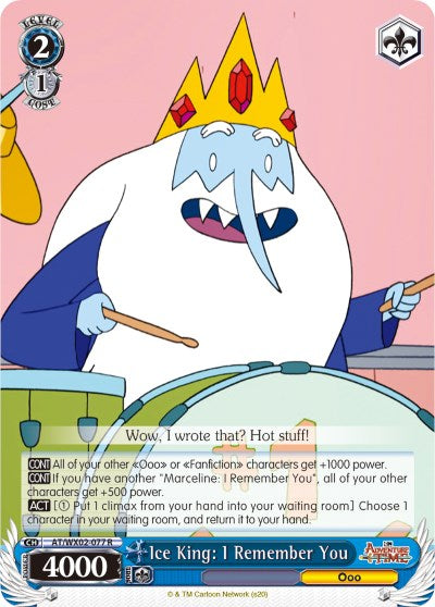 Ice King: I Remember You (AT/WX02-077 R) [Adventure Time] | Cracking-Singles