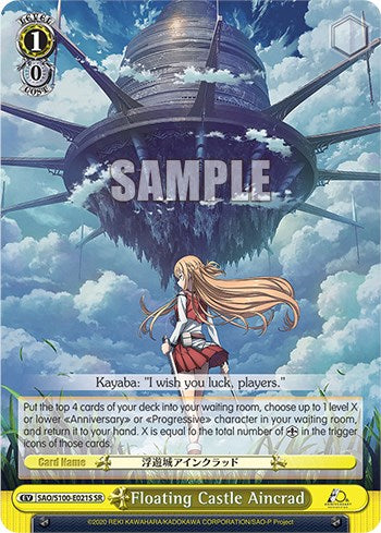 Floating Castle Aincrad [Sword Art Online Animation 10th Anniversary] | Cracking-Singles