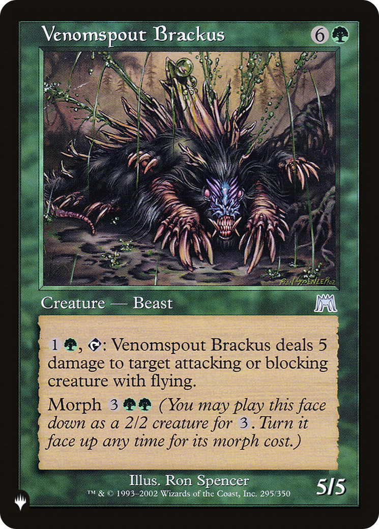 Venomspout Brackus [The List] | Cracking-Singles