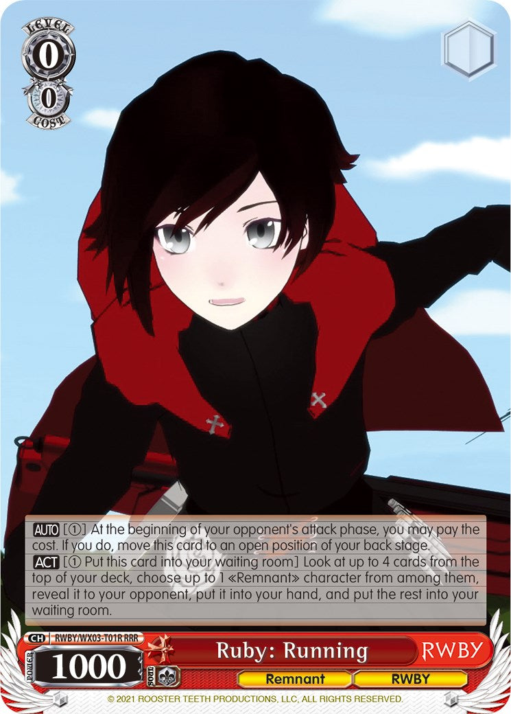 Ruby: Running (RWBY/WX03-T01R RRR) [RWBY] | Cracking-Singles