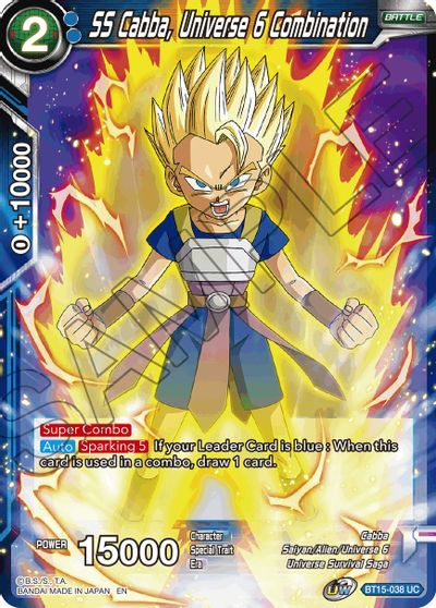 SS Cabba, Universe 6 Combination (BT15-038) [Saiyan Showdown] | Cracking-Singles