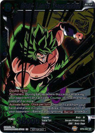 Broly, Limits Transcended (Event Pack 3 - 2019) (BT6-060_PR) [Promotion Cards] | Cracking-Singles
