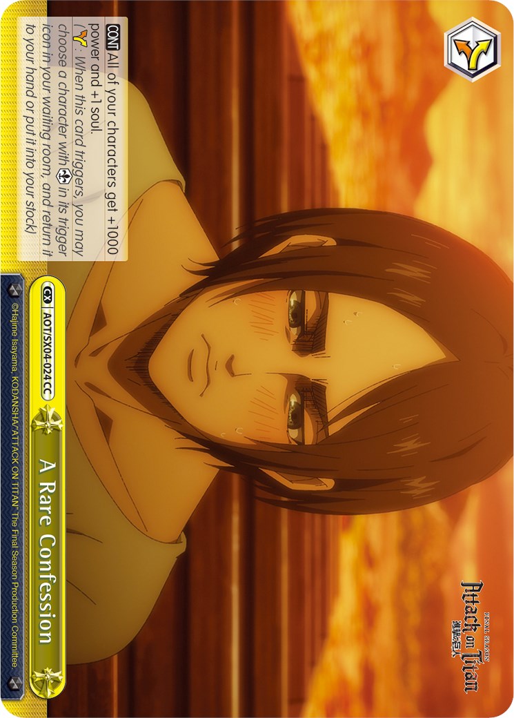 A Rare Confession [Attack On Titan: Final Season] | Cracking-Singles