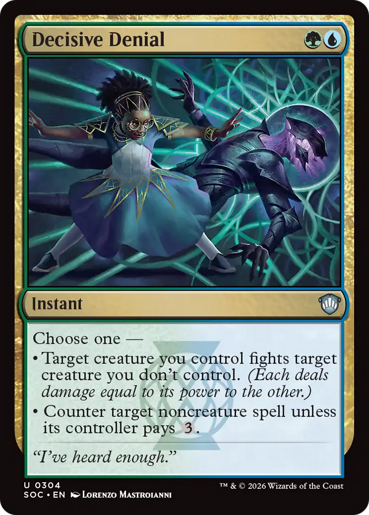 Decisive Denial [Secrets of Strixhaven Commander] | Cracking-Singles
