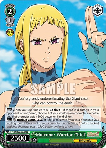 Matrona: Warrior Chief [The Seven Deadly Sins: Revival of The Commandments] | Cracking-Singles