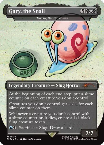 Gary, the Snail - Toxrill, the Corrosive [Secret Lair Drop Series] | Cracking-Singles