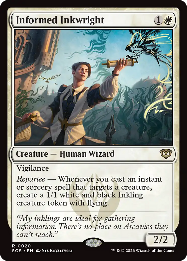 Informed Inkwright [Secrets of Strixhaven] | Cracking-Singles
