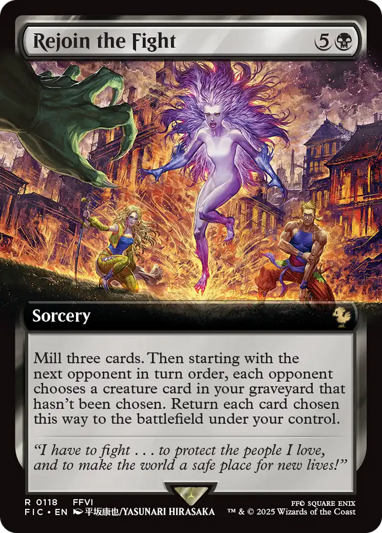 Rejoin the Fight (Extended Art) [FINAL FANTASY Commander] | Cracking-Singles