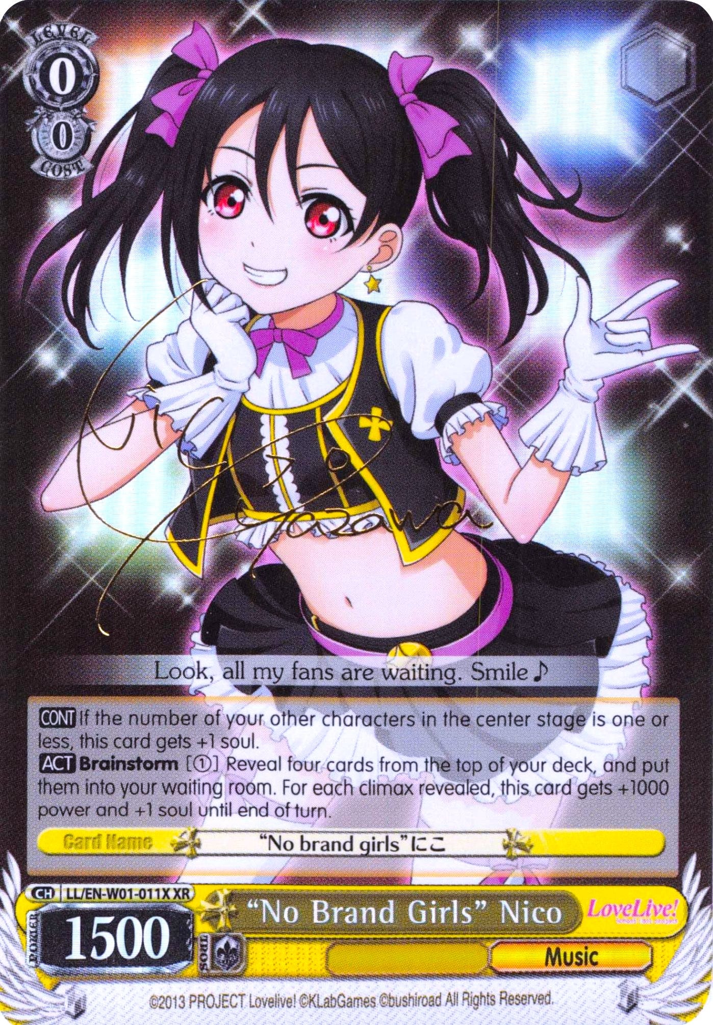 "No Brand Girls" Nico (LL/EN-W01-011X XR) [Love Live! DX] | Cracking-Singles