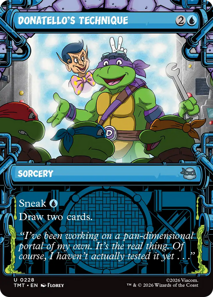 Donatello's Technique (Showcase) [Teenage Mutant Ninja Turtles] | Cracking-Singles