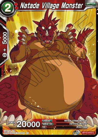 Natade Village Monster (BT15-018) [Saiyan Showdown] | Cracking-Singles