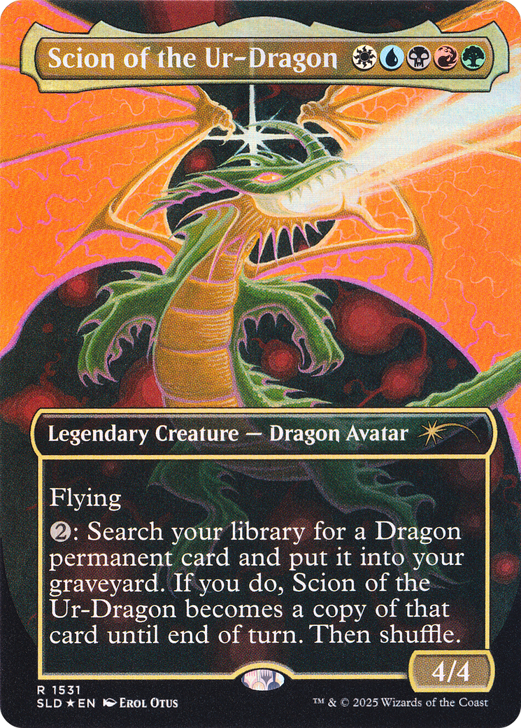 Scion of the Ur-Dragon (Rainbow Foil) [Secret Lair Drop Series] | Cracking-Singles