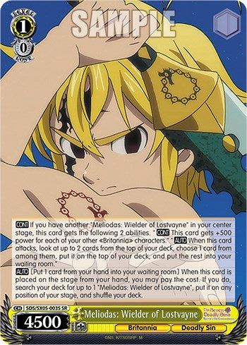 Meliodas: Wielder of Lostvayne (SR) [The Seven Deadly Sins: Revival of The Commandments] | Cracking-Singles