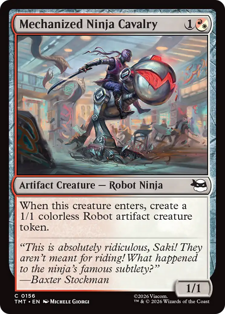 Mechanized Ninja Cavalry [Teenage Mutant Ninja Turtles] | Cracking-Singles