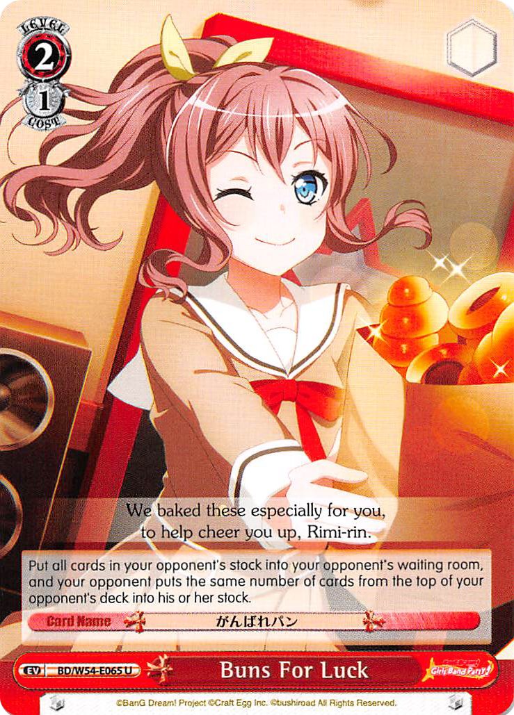 Buns For Luck (BD/W54-E065 U) [BanG Dream! Girls Band Party!] | Cracking-Singles