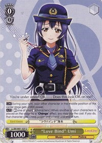 "Love Bind" Umi (LL/EN-W01-025 U) [Love Live! DX] | Cracking-Singles