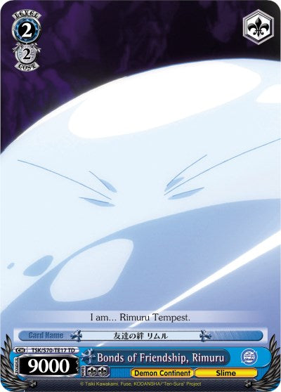 Bonds of Friendship, Rimuru (TSK/S70-TE17 TD) [That Time I Got Reincarnated as a Slime] | Cracking-Singles