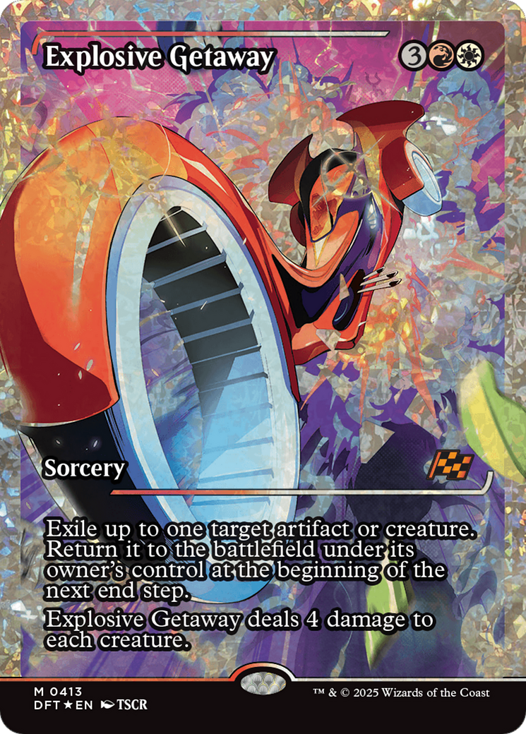 Explosive Getaway (Promo Pack) [Aetherdrift Promos] | Cracking-Singles
