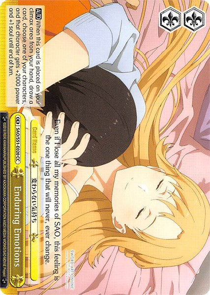 Enduring Emotions (SAO/S51-E020 CC) [Sword Art Online The Movie: -Ordinal Scale-] | Cracking-Singles
