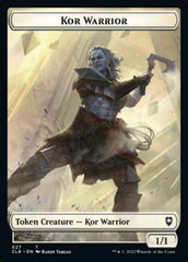Kor Warrior // Shapeshifter (023) Double-Sided Token [Commander Legends: Battle for Baldur's Gate Tokens] | Cracking-Singles