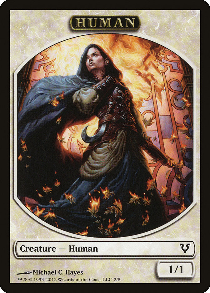 Human Token (2/8) [Avacyn Restored Tokens] | Cracking-Singles