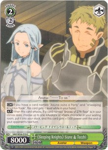"Sleeping Knights" Siune & Tecchi (SAO/SE26-E19 C) [Sword Art Online II Vol.2] | Cracking-Singles