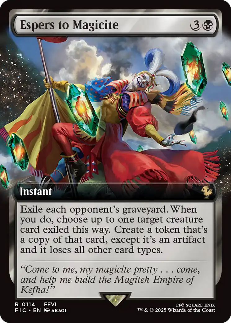 Espers to Magicite (Extended Art) [FINAL FANTASY Commander] | Cracking-Singles