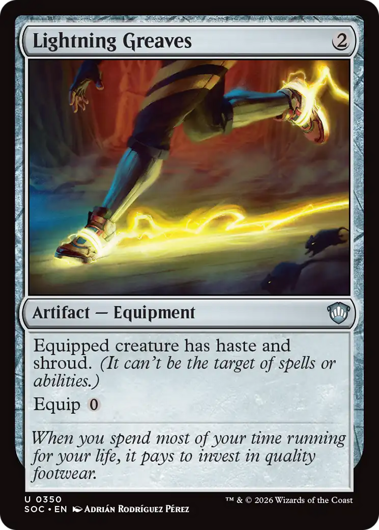 Lightning Greaves [Secrets of Strixhaven Commander] | Cracking-Singles