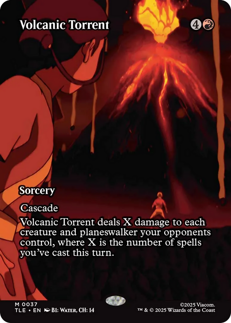 Volcanic Torrent (Borderless) [Avatar: The Last Airbender: Eternal-Legal] | Cracking-Singles
