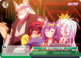 Docile Reaction (NGL/S58-E049 CC) [No Game No Life] | Cracking-Singles