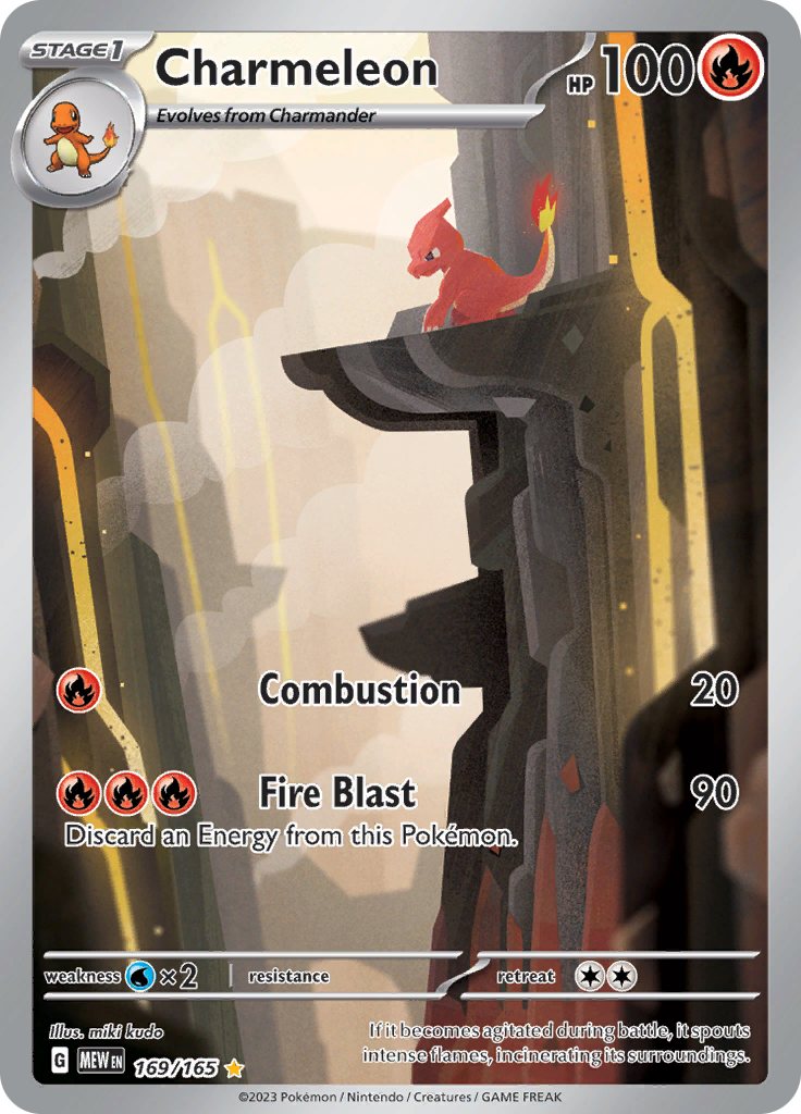 Charmeleon (169/165) [Scarlet & Violet 151] | Cracking-Singles